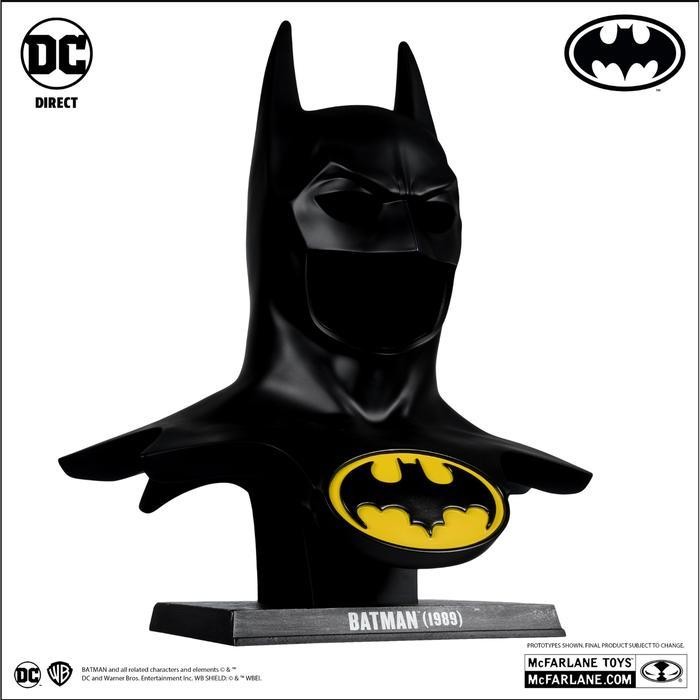 Mcfarlane Batman (1989) Cowl Replica 1:1 Scale 2024 Original Dan Terpercaya