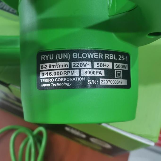 RYU RBL 25-1 | Hand Blower Tangan RYU TEKIRO RBL25-1 PENIUP DEBU