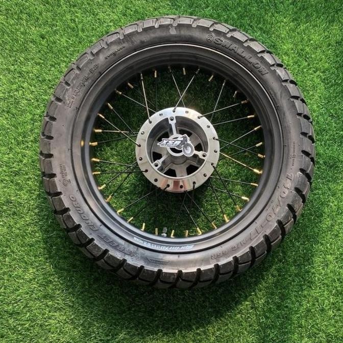 Velg Jari Jari + Ban Swallow Enduro XSR 155