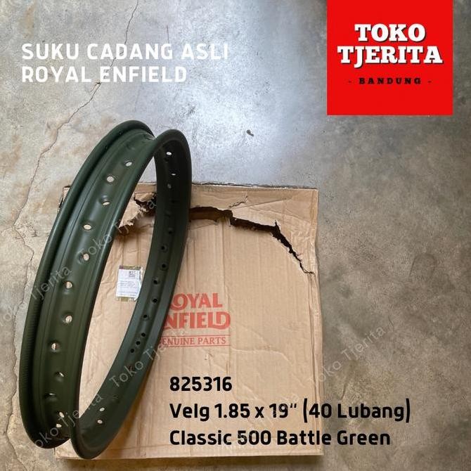 Velg 19" (40 lubang) Classic Battle Green 825316 Royal Enfield ASLI
