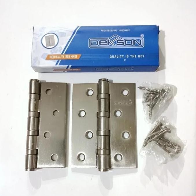 Engsel Dekson/Pintu/Iron 4"3"3MMx4BB/Engsel Dekson 4"/ inch