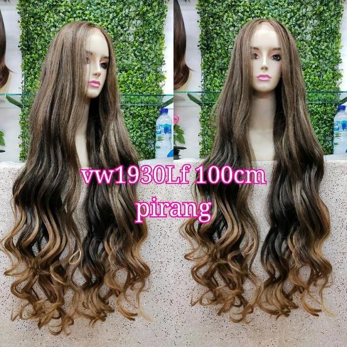 Lace Front Wig Rambut Palsu Dewasa Panjang 100 CM VW 1930 LF