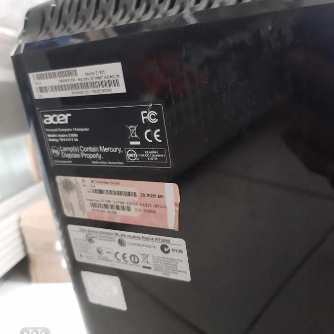 Acer Pc All In One 23Inc Core I3-2100 Like New New Stok