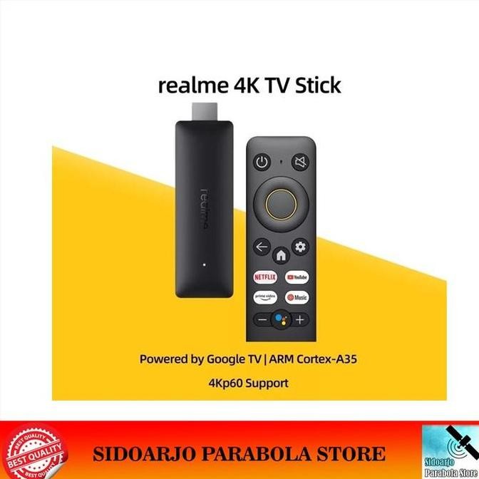 TERMURAH - HDMI Dongle Android Realme 4K TV Stick Smart TV Full HD Bergaransi