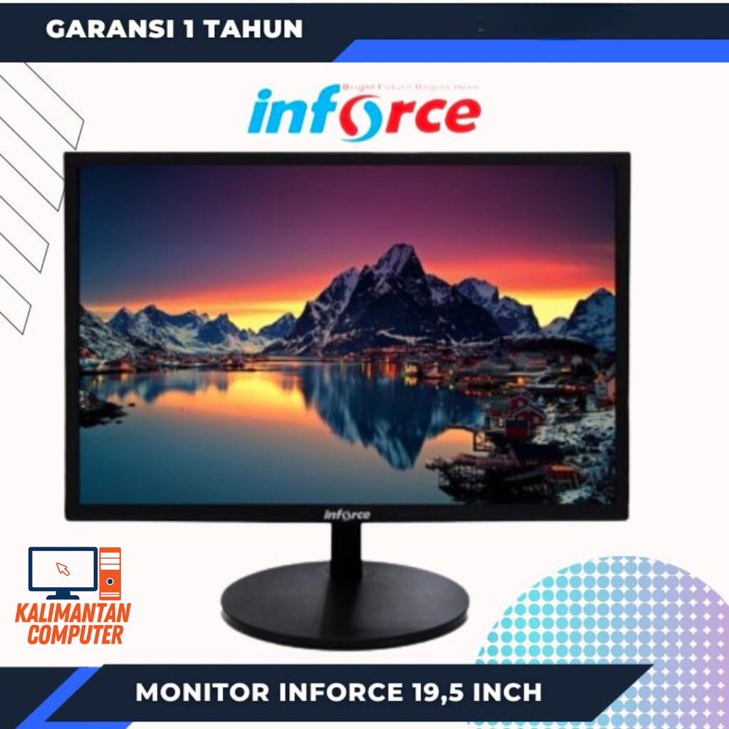MONITOR LED INFORCE 19.5 INCH HDMI VGA IPS LED MONITOR 19" NEW MODEL