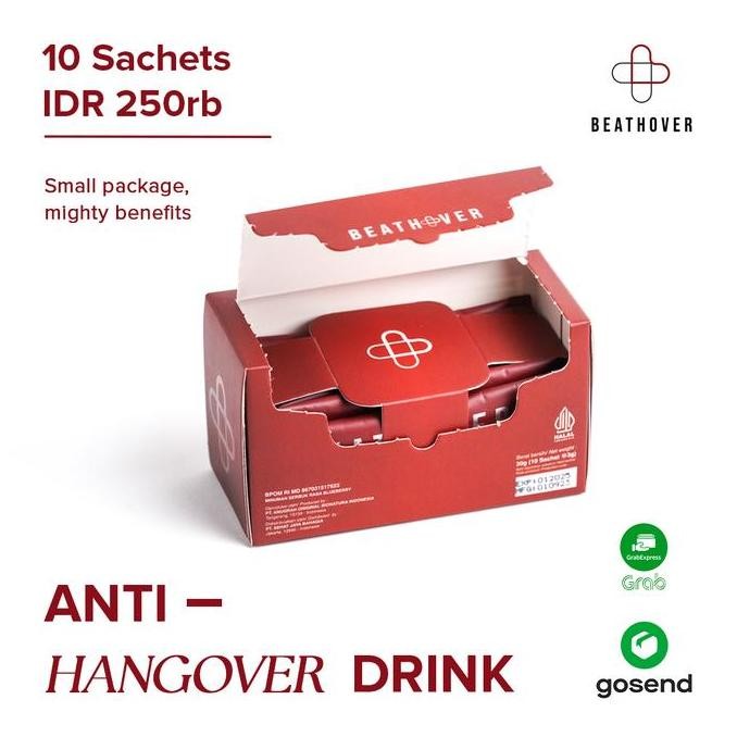 

BEATHOVER MINUMAN ANTI HANGOVER / MINUMAN HANGOVER CURE LIVER PROTEKSI