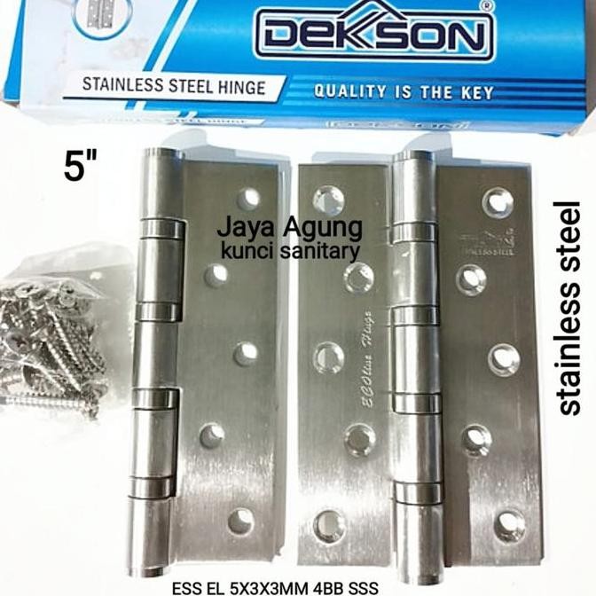 Engsel Dekson 5"3"3MMx4BB Ecoline/Engsel Pintu/ Hinge Dekson 5 inch