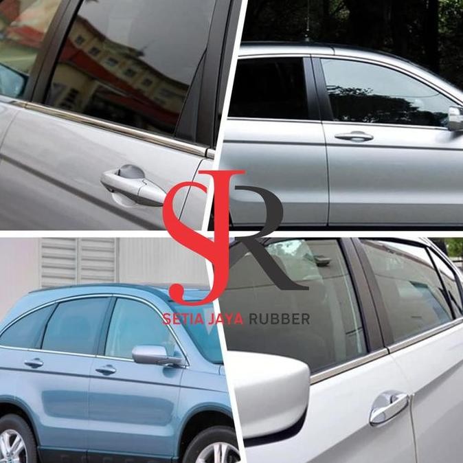Pelipit Kaca Luar Mobil Honda CRV GEN 3 2007-2012 weather strip honda CRV