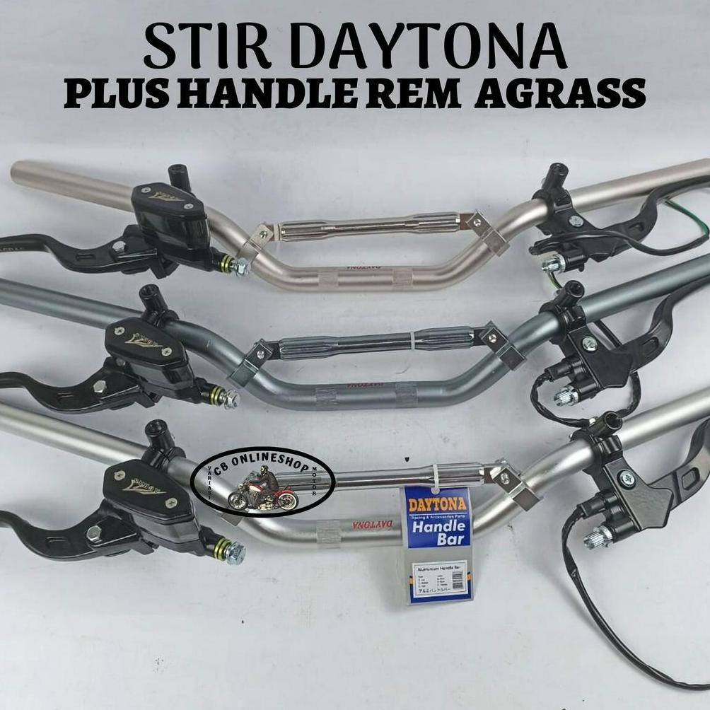 STANG STIR DAYTONA STIR PALANG STANDART STANG SET HANDLE REM AGRAS CB NINJA TER HEREX RX KING GL