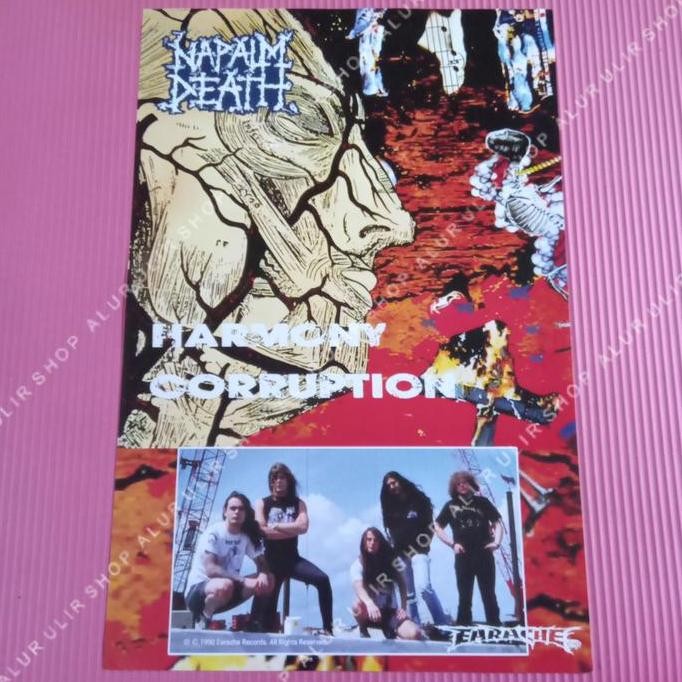restock  Napalm Death - Harmony POSTER  Ukuran 31x47cm
