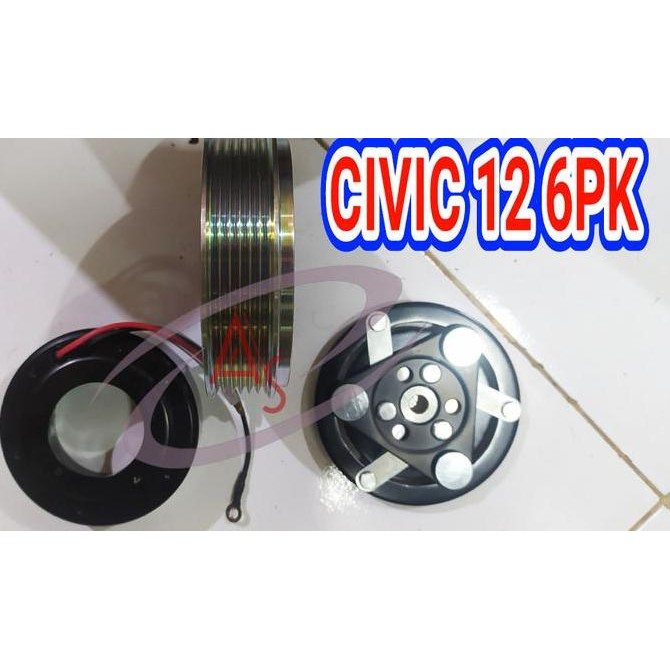 Magnit Klat Magnet Clutch AC Mobil Honda Civic FB 6PK Kualitas Original