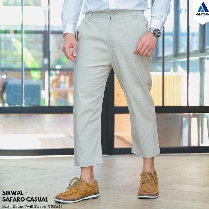 baru  SIRWAL SAFARO CASUAL ANTUM ELEGAN. CELANA PRIA CASUAL NYAMAN
