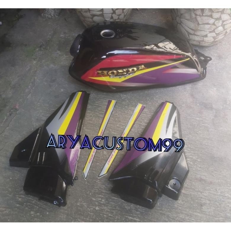 Paket Hemat Body Honda GL Pro GL Max GL Neotect Tangki Pres Pabrikan Set Cover Body Sudah Ada Strig 