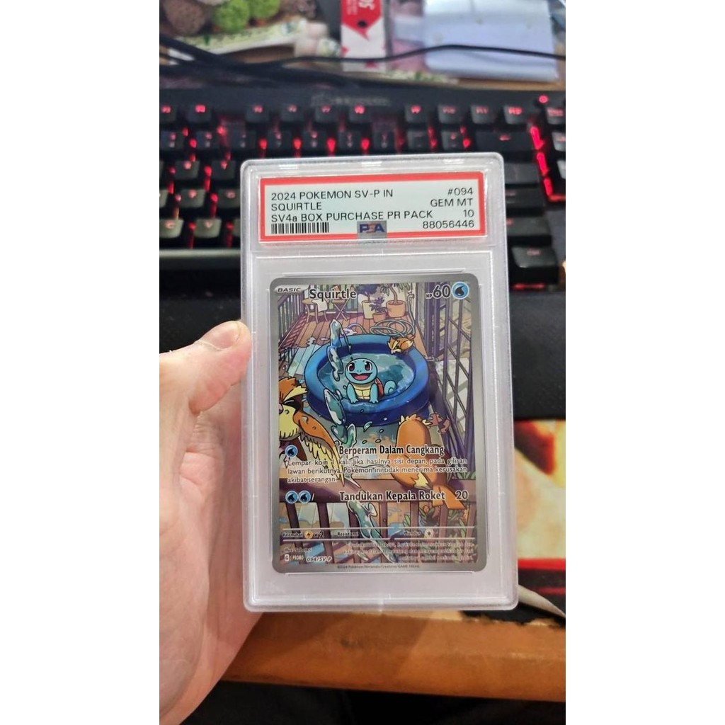 PSA 10 Squirtle SV4a Harta Berkilau Promo
