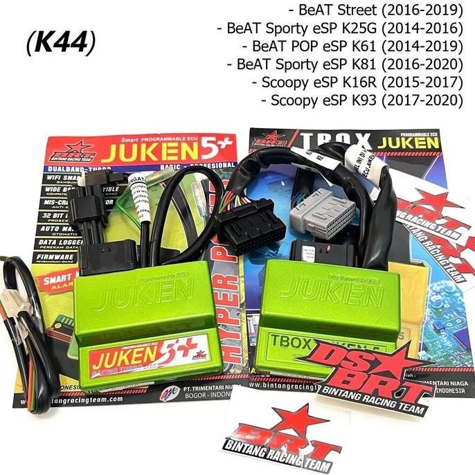 ECU BRT JUKEN 5 5++ PLUS TBOX BEAT SCOOPY VARIO 110 ESP Starter Halus K44 K25G K61 K81 K93 K16R