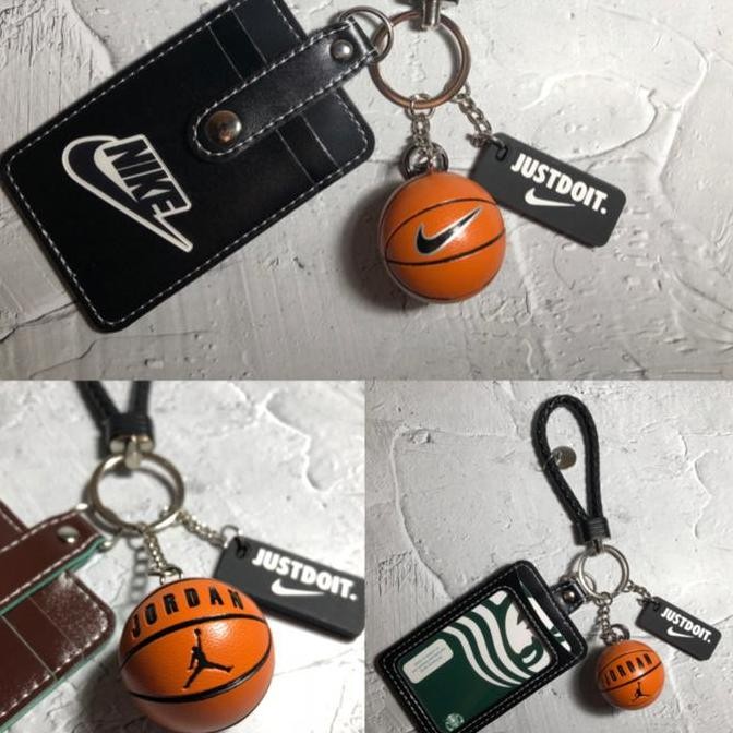 

READY ID card holder Nike/gantungan kartu bola Air Jordan/ lanyard/name tag NEW