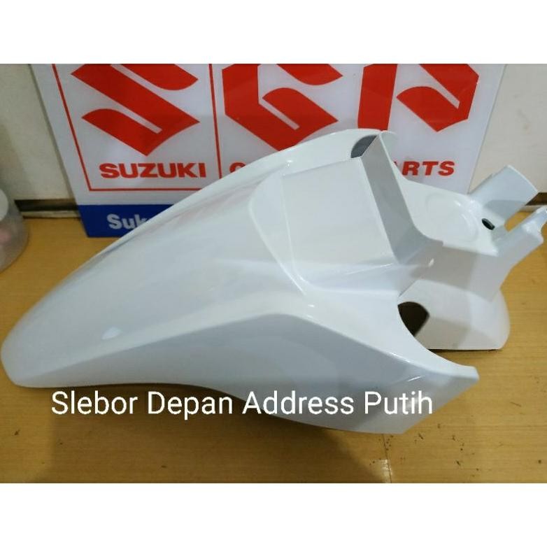 Slebor Spakbor Depan Suzuki Address rna Putih ori SGP