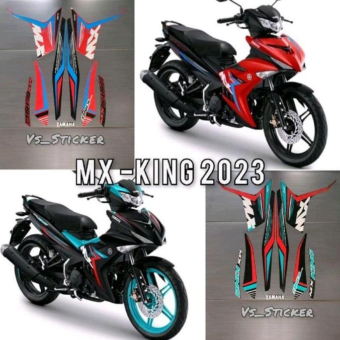STRIPING LIST STANDART MOTOR YAMAHA MX KING 2021 2022 2023 MERAH TOSKA HITAM Motorcycle Aksesoris