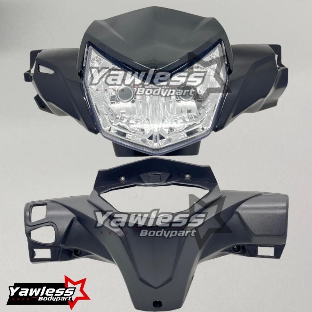 Batok lampu supra x 125Fi 2015-2018 rna Hitam / batok supra x 125 fi