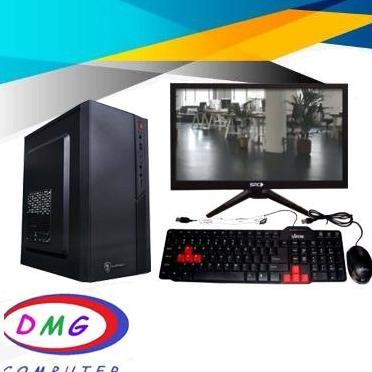Pc Lengkap Intel I5 3470 Monitor 19 Inch Ram 8Gb New Stok