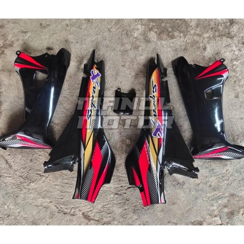 Paket Body supra x lama tahun2002 dek body Supra+sayap luar dalam