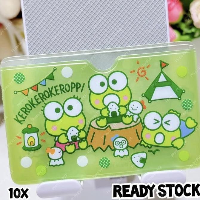 

READY ID Card Case Holder Sanrio Original Kerokeroppi NEW