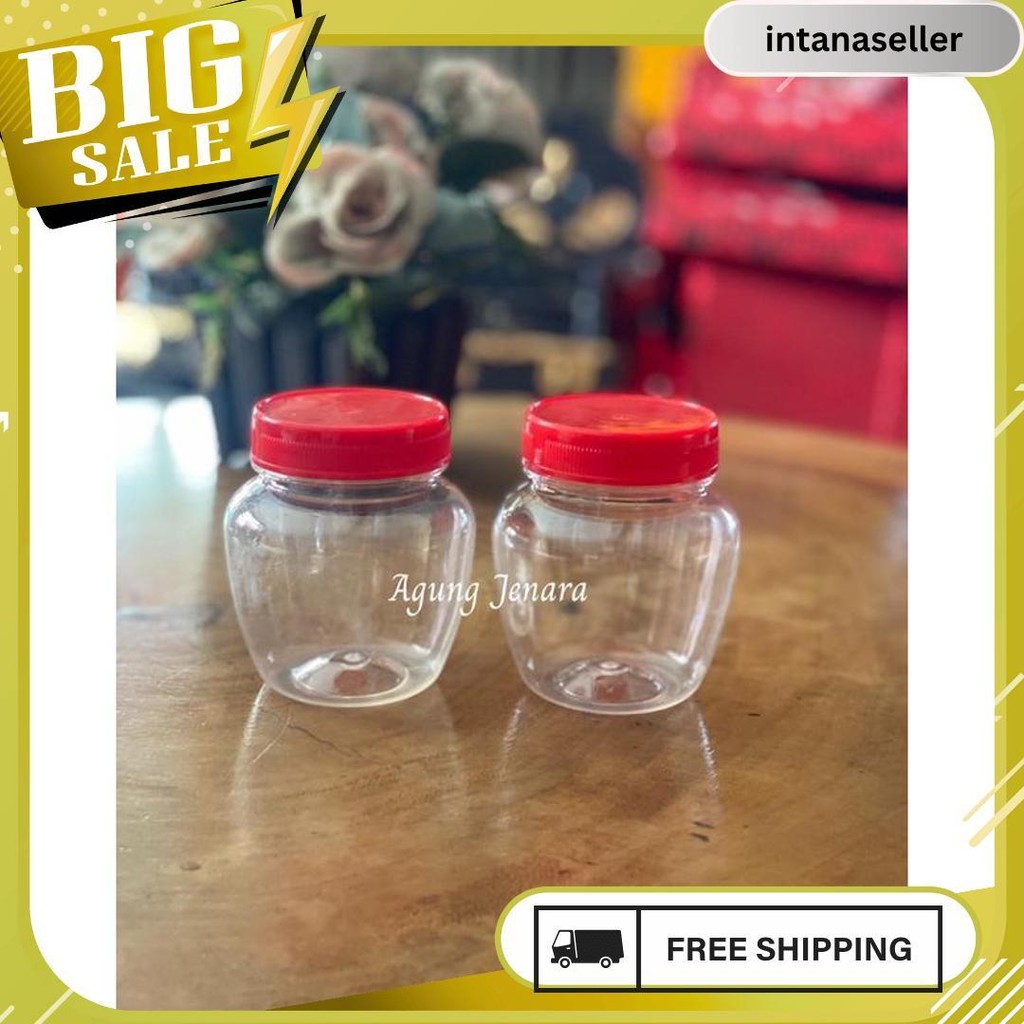 Toples Plastik | Tutup Merah Siap Kirim