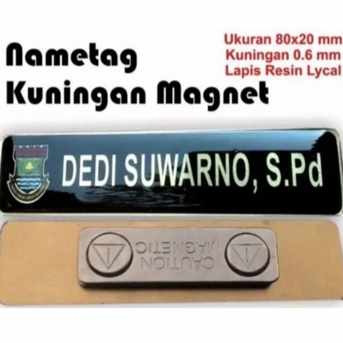 

READY Set Nametag Kuningan + Papan Nama Doff + Nametag Papan Nama Doff NEW