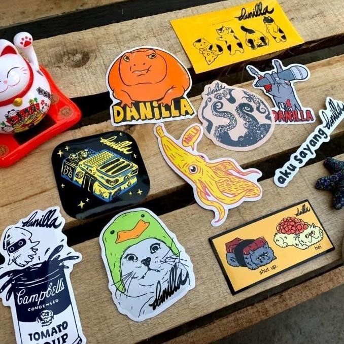 restock  Official Merchandise Danilla "Sticker Pack DANILLA"