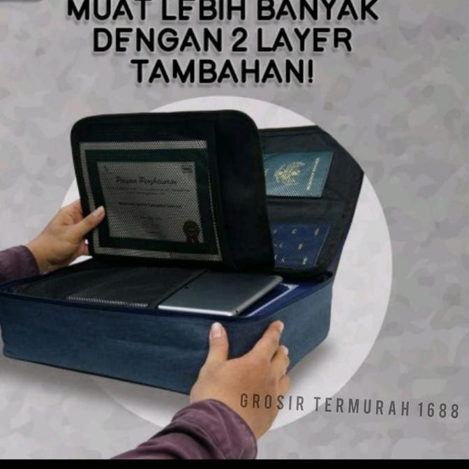 

READY Tas Dokumen Tempat Penyimpanan File dengan Digit Security Lock NEW