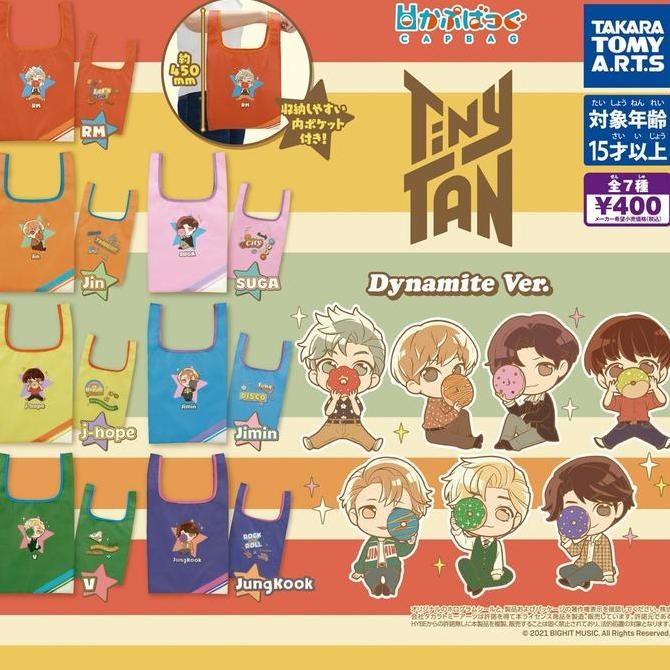 restock  Gashapon BTS TinyTAN Eco Bag Dynamite Ver.