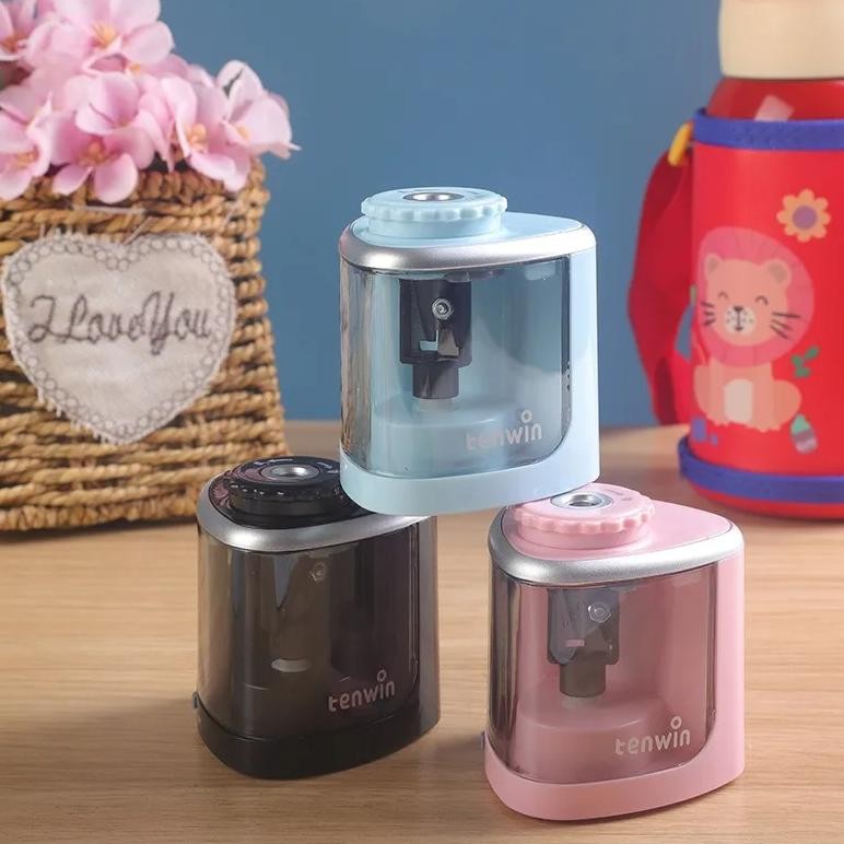 

New Electric Sharpener Desktop Automatic Pencil Sharpener Touch Switch Pencil Sharpener For 6-8Mm And Color Pencil School 2025