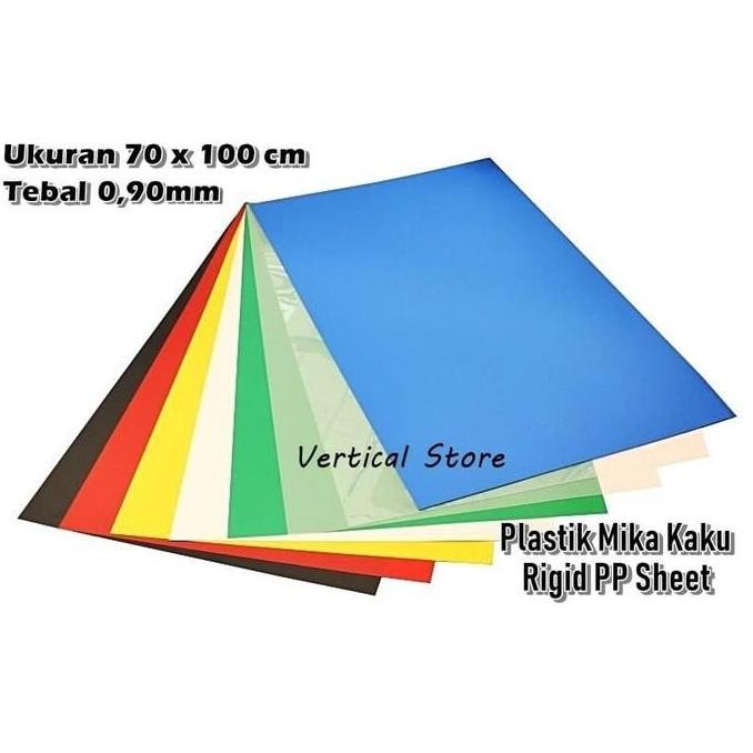 

READY Plastik PP Mika Kaku Lembaran Sampul Agenda 70 x 100 cm Tebal 0.90mm NEW