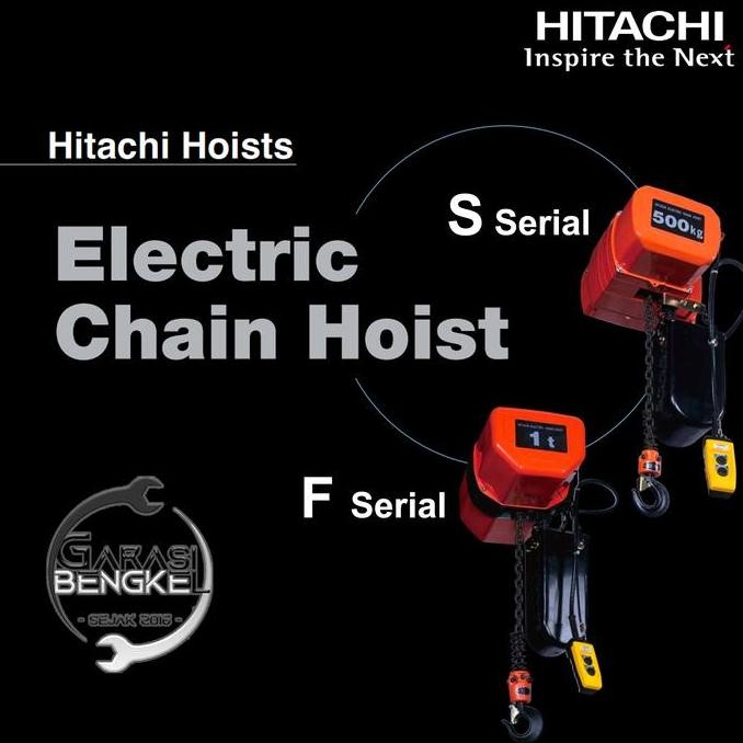 Hitachi 2SH Electric Chain Hoist 2 Ton 6 Meter