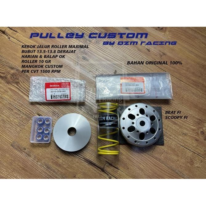 Paket Lengkap Pulley Rumah Roller beat fi 2013