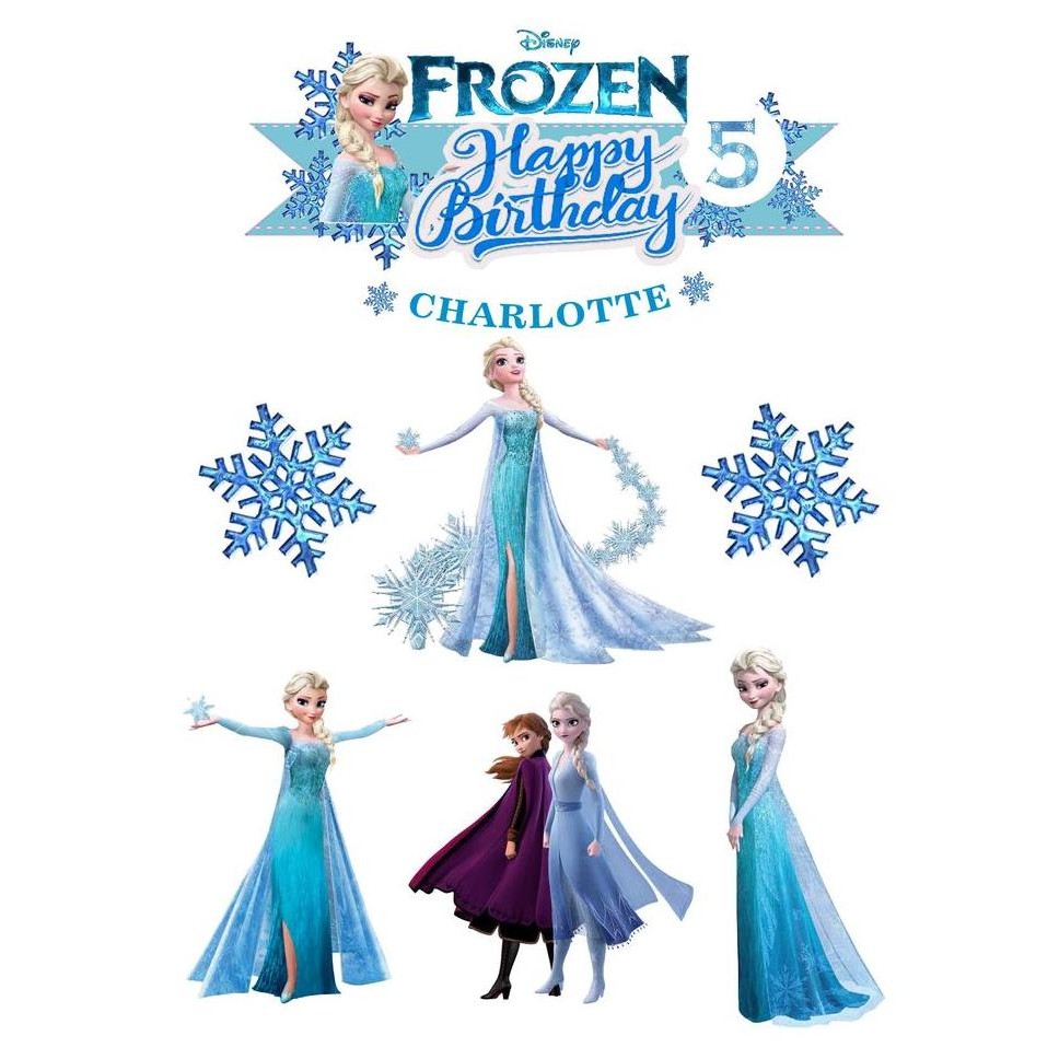 Cake Topper Frozen Elsa / Topper kue Frozen Elsa / Elsa Frozen