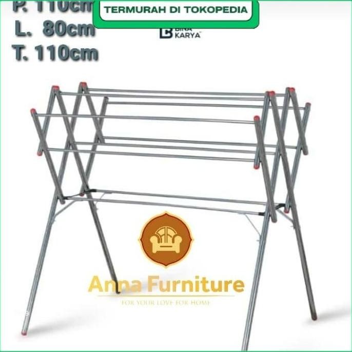 Jemuran Baju Cleo Stainless (kuat & kokoh)