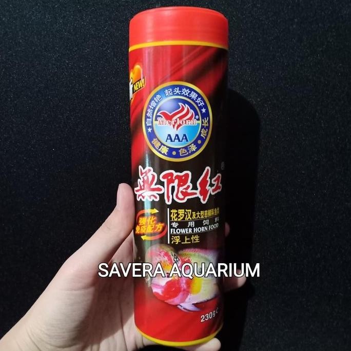 Update AAA FLOWERHORN 230 GRAM / MAKANAN IKAN LOHAN DAN PERROT / IMPORT