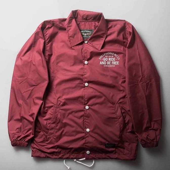 TERBARU - COACH JAKET PHILLIP WORKS GO RIDE WINDBREAKER