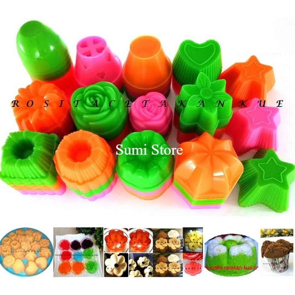 

Cetakan Plastik Kue Kukus Isi 12- Cetakan Puding Agar Putu Ayu Talam Jelly Bunga Jasmine Sakura Mawar Tulip Teratai Trend