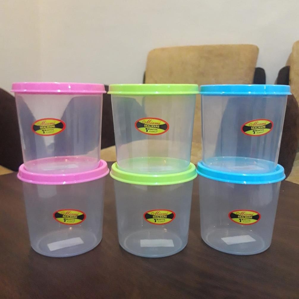 Toples Bumbu Motif Bulat / Toples Serbaguna / Toples Kecil/ Toples Sambal Terlaris