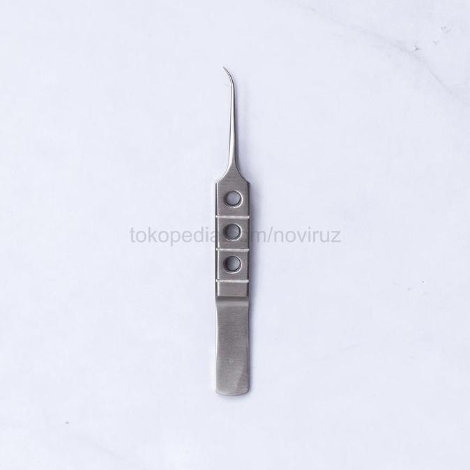 TERMURAH - Tying Tweezer Curved / Forcep Microsurgery ophthalmic instrument