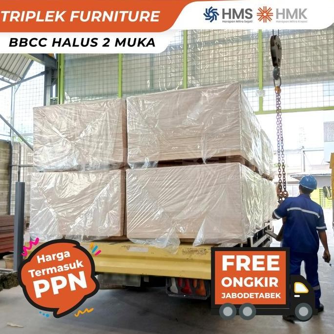 Triplek Furniture/Multiplek MC BBCC 18mm 4x8(122x244cm) - 2 muka halus