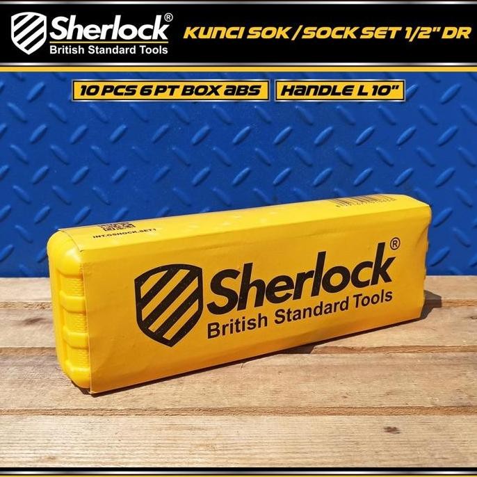 KUNCI SHOCK SET 10 PCS / SHERLOCK HAND TOOLS KUNCI SOCK/SOK 1/2 INCH