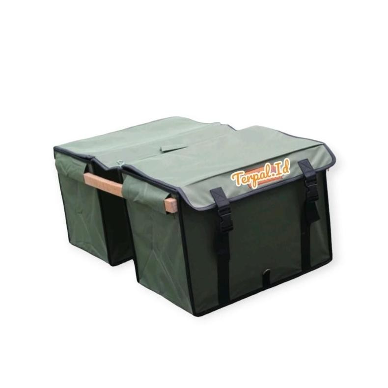 Tas Obrok Motor Bahan Terpal Jeep. Tas Kurir Premium. Tas Pos. Tas Keranjang Motor. Tas Ronjot Motor
