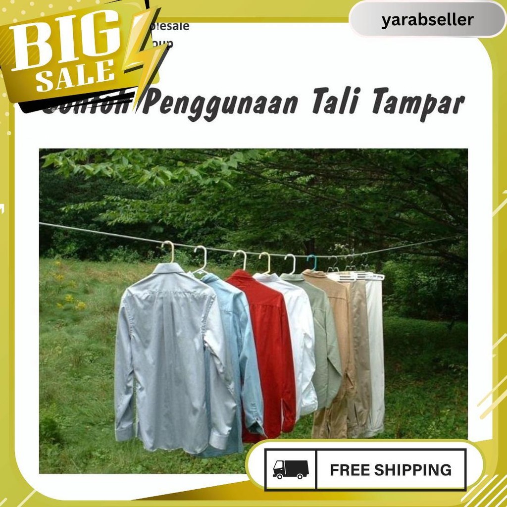 

Tali Tampar Ukuran 4Mm Panjang 220 Meter Siap Kirim