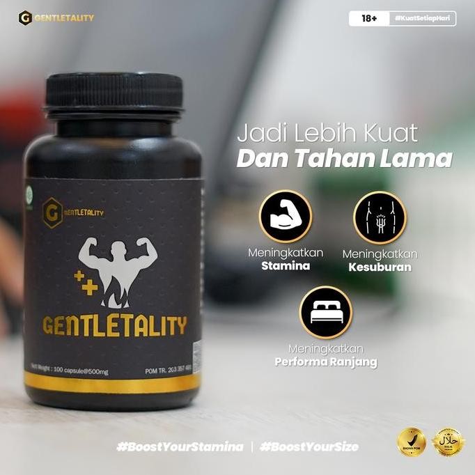 [SALE] GENTLETALITY - Suplemen Kapsul Peningkat Stamina Pria