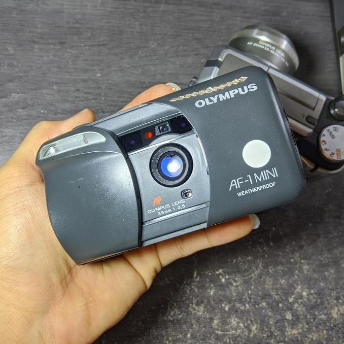 TERBARU Olympus AF-1 Mini Kamera Analog Compact 35mm f3.5 X MJU Canon Konica