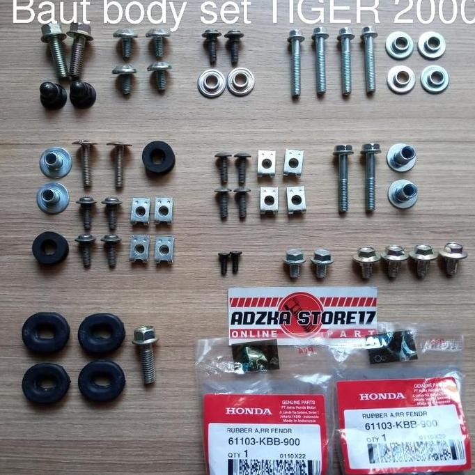 '' Baut Body Set Honda Tiger 2000/Baut Body Lengkap Honda Tiger Lawas ''