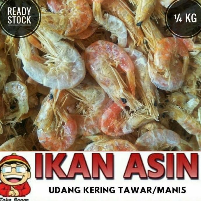 

Udang Rebus Kering Sedikit Asin 250 Gr